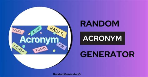 fake acronym clothing - acronym generator from one word.